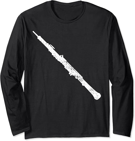 Oboe Long Sleeve TShirt Clothing, Shoes & Jewelry